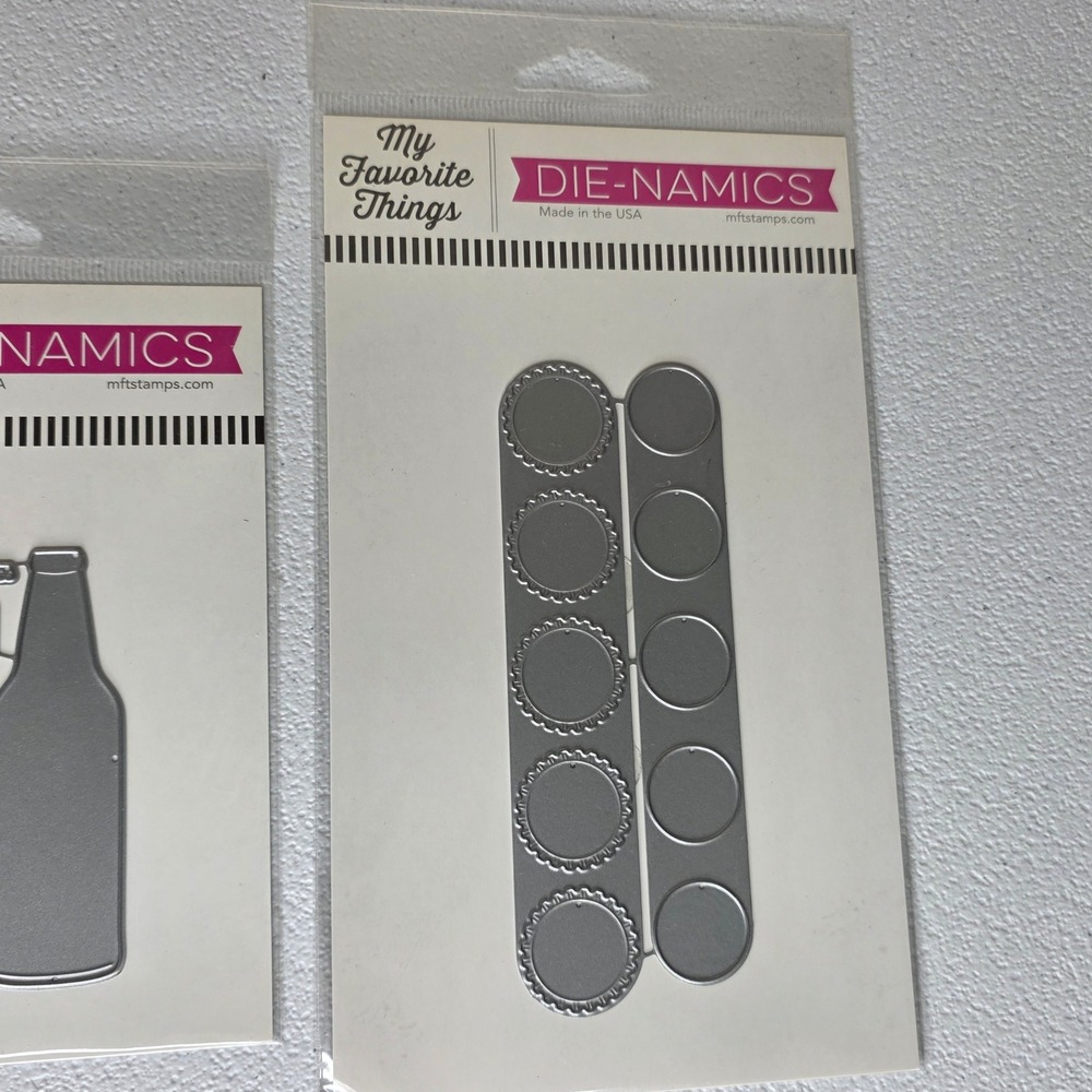 NEW My Favorite Things Stamp Die Set Soda Pop Bottles Caps LLD-46 MFT-754 Crafts - Picture 6 of 11